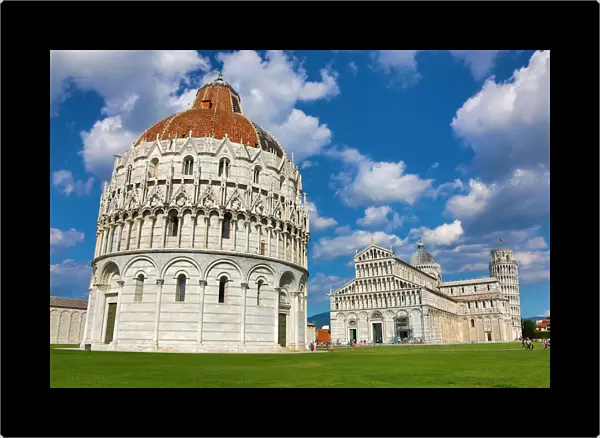 Baptistery of St John, Cathedral, Leaning Tower of Pisa, Italy