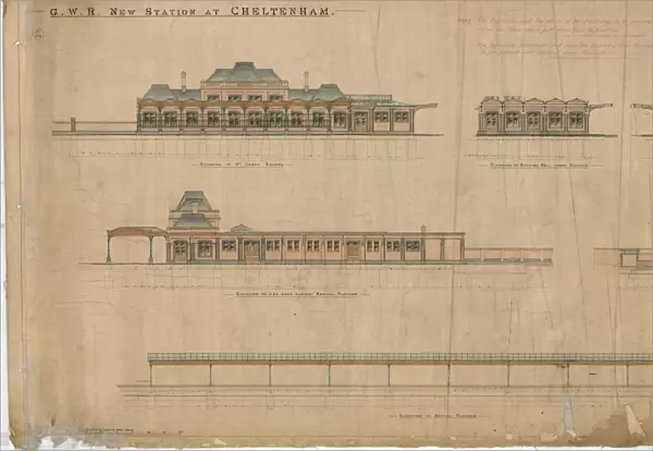 G. W. R. New Station at Cheltenham - Station Building [1892]