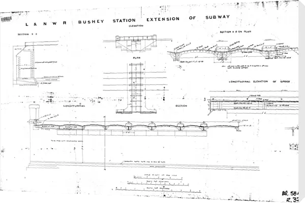 L&N. W. R Bushey Station Extension of Subway [c1959]