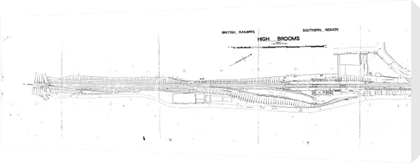 High Brooms Station Track Layout [1963]