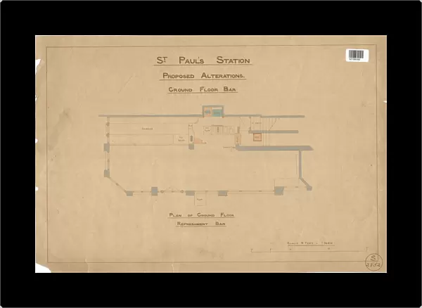 St Pauls Station Proposed Alterations - Ground Floor Bar [N. D]