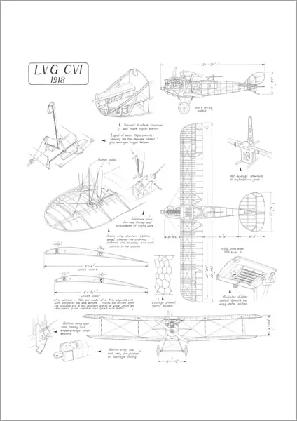 LVG C. VI Cutaway Drawing