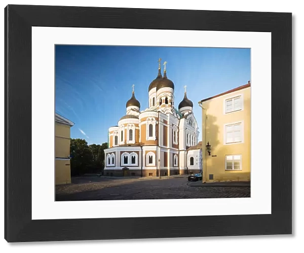 Exterior of Russian Orthodox Alexander Nevsky Cathedral at dawn, Toompea, Old Town