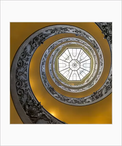Spiral staircase in the Vatican museum, Rome, Italy