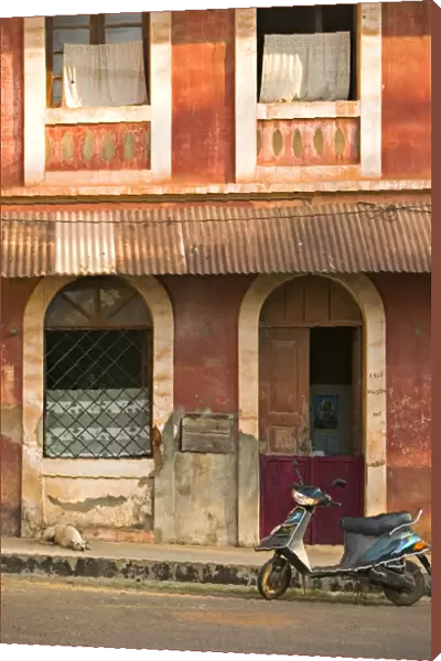 Fontainhas Area, Goa, Panaji, India