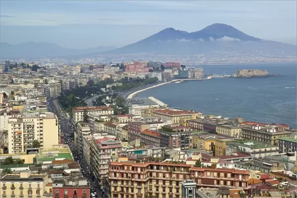 Mt. Vesuvius & View over Naples, Campania, Italy