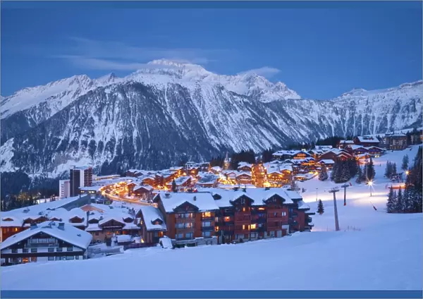 Courchevel 1850 ski resort in the Three Valleys, Les Trois Vallees, Savoie