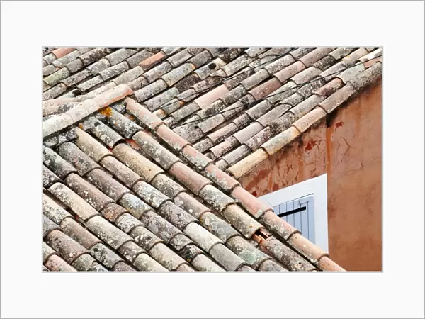 Roofs of Roussillon, Provence, France