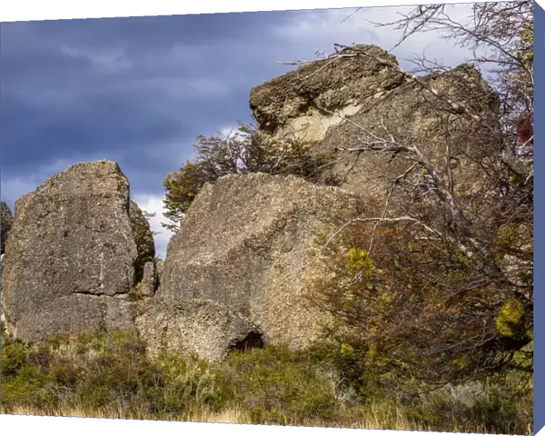 Devil Chair Rock Formation, Cueva del Milodon Natural Monument, Puerto Natales, Ultima