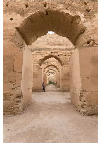 North Africa, Morocco, Meknes district, Aqueduct