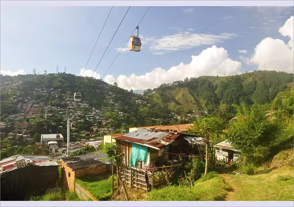 Medellin Cable Car, Colombia, South America