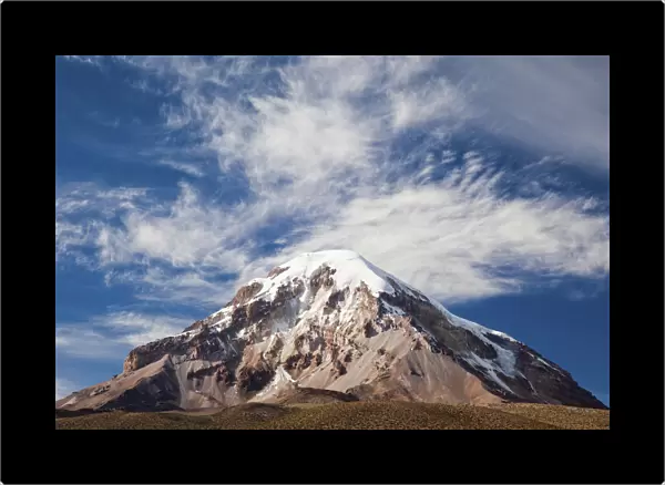 Sajama is Bolivias highest mountain - an extinct volcano situated in the eponymous