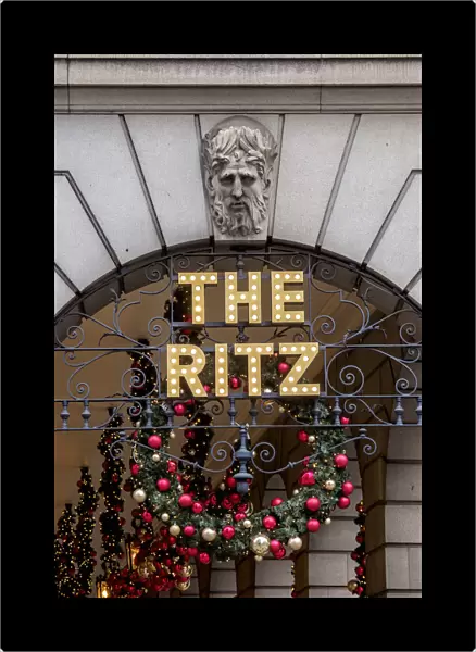 Christmas Decorations, The Ritz Hotel, London, England, United Kingdom