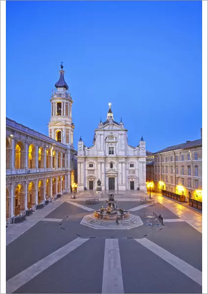 Italy, Marche, Ancona district, Loreto, Sanctuary of Madonna di Loreto