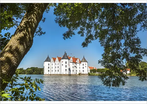 Castle Glücksburg, Flensburg fjord, Baltic coast, Schleswig-Holstein, Germany