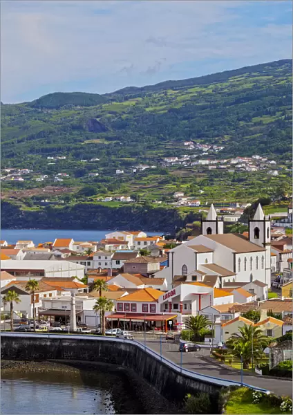 Portugal, Azores, Pico, Lajes do Pico, General view