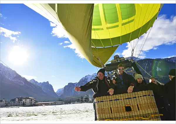 Balloon Festival Dobbiaco, Sexten Dolomites, South Tyrol, Italy, Europe