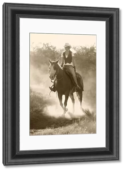 Cowgirl, Apache Spirit Ranch, Tombstone, Arizona, USA MR