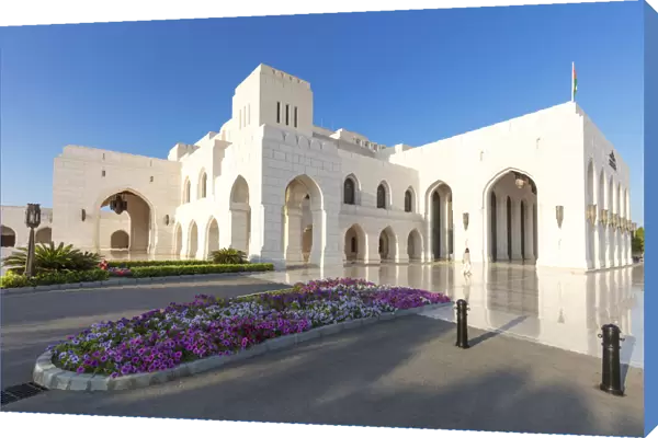 Oman, Muscat, Shati Al-Qurm. The impressive Royal Opera House