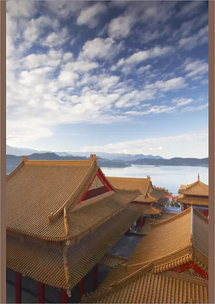 Rooftop of Wenwu Temple, Sun Moon Lake, Taiwan