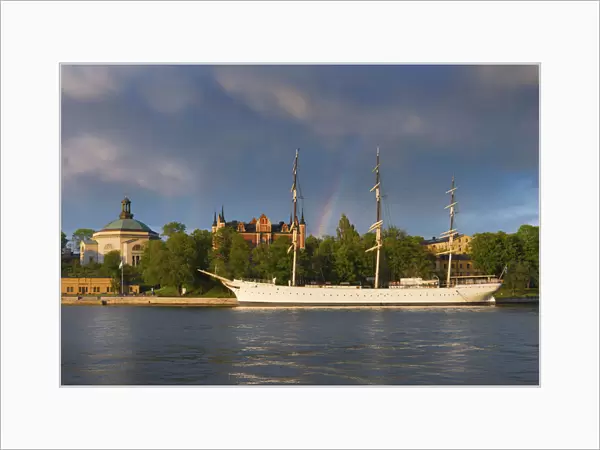 Sweden, Stockholm, Historic ship at Chapman