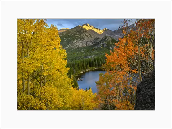North America, USA, Rocky Mountains, Colorado, Rocky Mountain National Park, Bear Lake