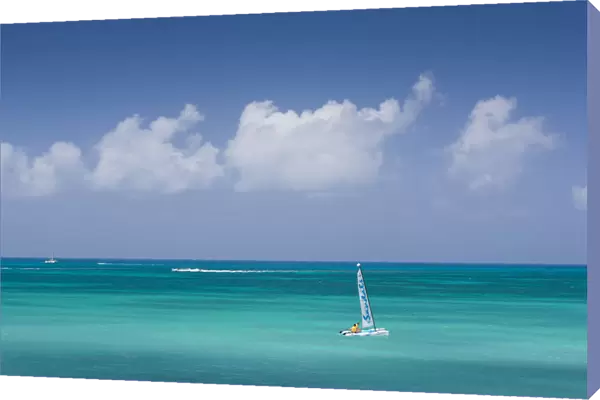 Antigua and Barbuda, Antigua, Dickenson Bay, sailing