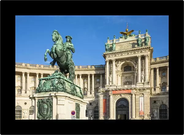 Prinz Eugen statue, Hofburg Palace, Vienna, Austria