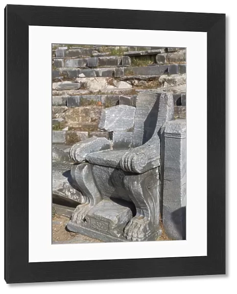 Theatre, Ruins of ancient Priene, Aydin Province, Turkey