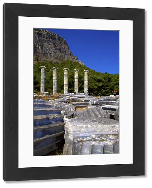 Temple of Athena, Ancient City of Priene, Turkey