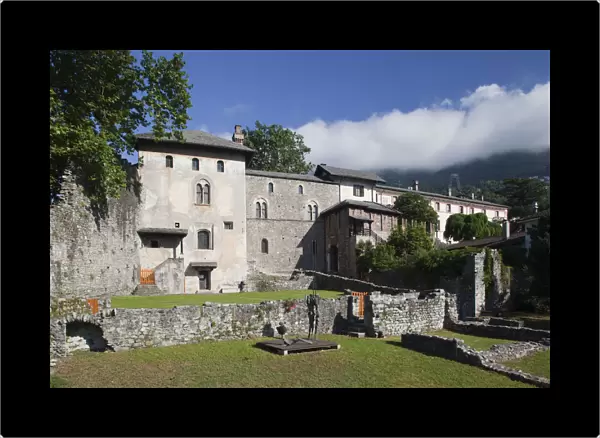 Switzerland, Ticino, Lake Maggiore, Locarno, Castello Visconteo, Visconti Castle