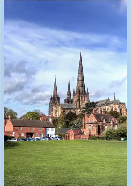Lichfield Cathedral, Lichfield, Staffordshire, UK