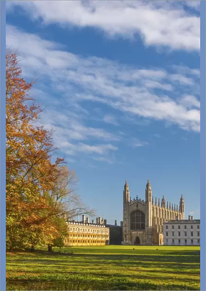 UK, England, Cambridgeshire, Cambridge, The Backs, Kings College, King s