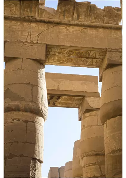 Egypt, Luxor, Karnak Temple, Hypostyle hall