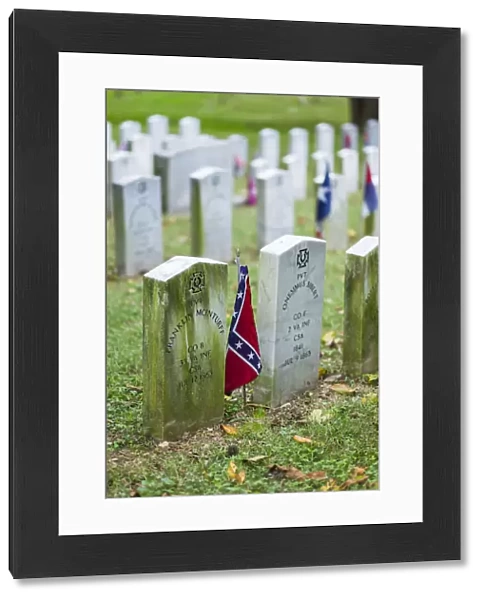 USA, Virginia, Richmond, Hollywood Cemetery, graves of Confederate soldiers