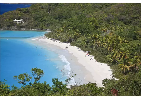 Caribbean, US Virgin Islands, St. John, Virgin Islands National Park, Trunk Bay