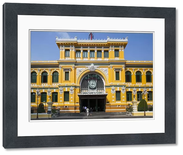 Vietnam, Ho Chi Minh City, Central Post Office, exterior