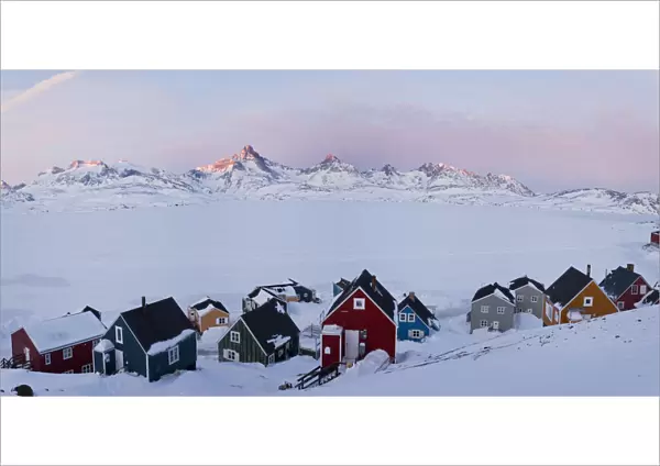 Tasiilaq, Greenland, winter