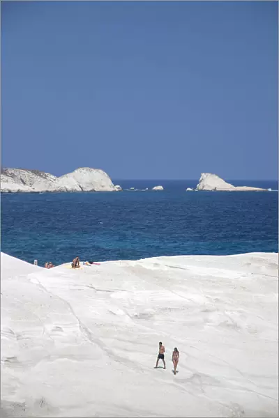 Greece, Cyclades Islands, Milos, Sarakiniko Beach