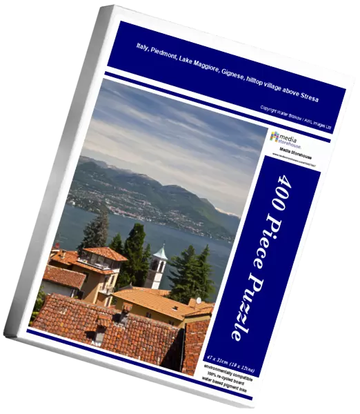 Italy, Piedmont, Lake Maggiore, Gignese, hilltop village above Stresa