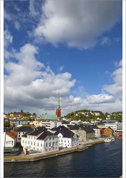 Old Town overview, Arendal, Sorlandet, South Coast, Norway