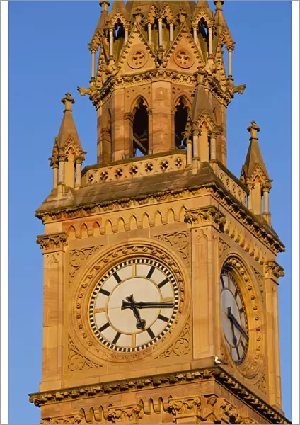 Northern Ireland, Belfast, Albert Memorial Clock Tower
