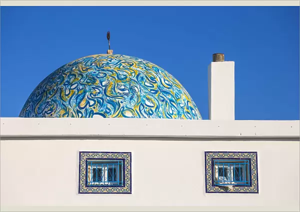 Tunisia, Kairouan, Madina, Dome on the terrace roof of a cosmetic shop