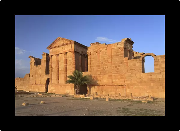 Africa, Tunisia, Sbeitla (Sufetula), Roman Ruins, Temple of Jupiter
