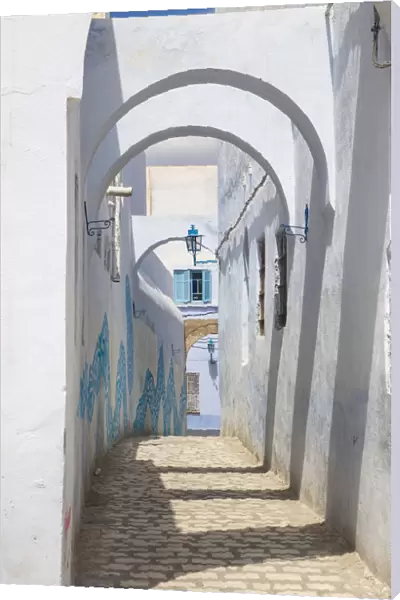 Tunisia, Kairouan, Coppled path in the Madina