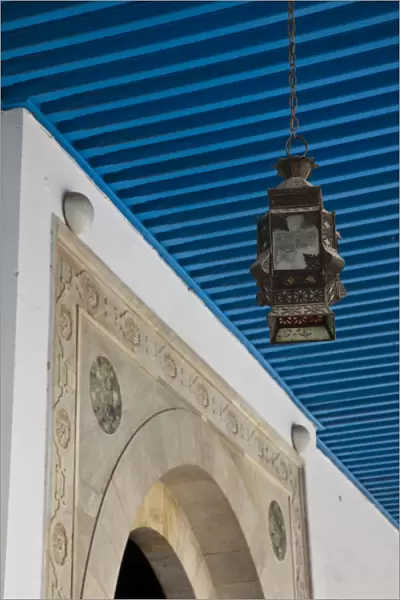 Tunisia, Tunis, Bardo Museum, exterior lantern
