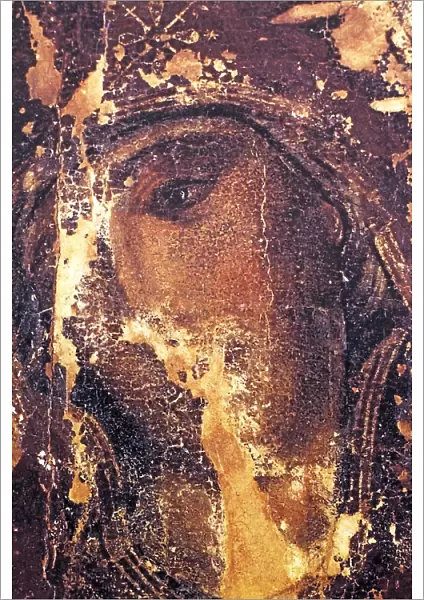 Holm icon of Holy Virgin (12 century), Volyn icon, museum, Lutsk, Volyn oblast, Ukraine