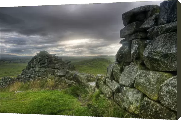 UK, Northumberland, Hadrians Wall