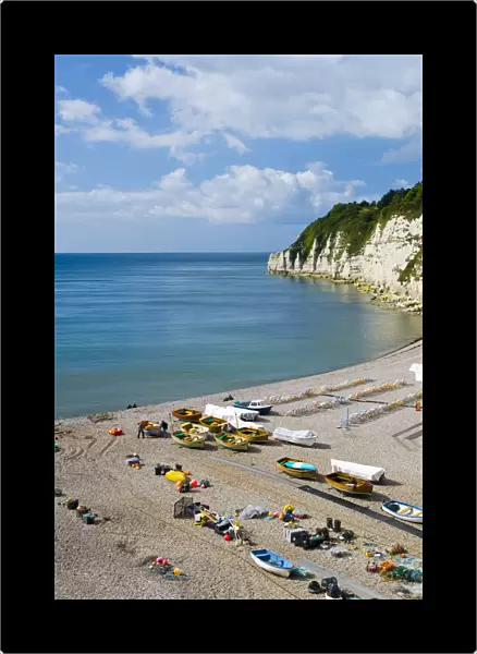 UK, England, Devon, Beer, a Gateway Town to the UNESCO World Heritage Site of the
