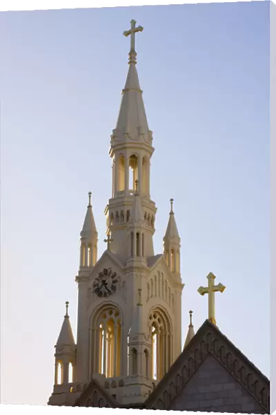 Saint Peter and Paul Church, Detail, Washington Square, San Francisco, California, USA